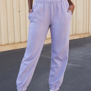 brandy melville rosa light purple/blue sweatpants
